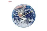 30Cm Planet Earth Luminous Decor Wall Clocks