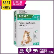 Neovet Flea Heartworm Worm Control for Dogs All Sizes 6 Doses Free Shipping
