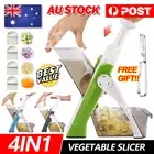 Vegetable Slicer Mandolin Kitchen Food Chopper Multifunction Dicer Grater 4IN1