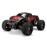 REMO HOBBY 1631 1:16 Scale SMAX Upgrade to V2 4WD Off Road Brushed Monster Truck High Speed RC Cars RED