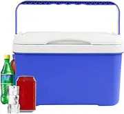 Fridge Cooler | Beach Cooler with Handle | Car Fridge Freezer Portable Compressor Car Refrigerator, Full Foam Insulation, Stays Cold for Days, Portable Cold Box, Perfect for Camping, Picnics