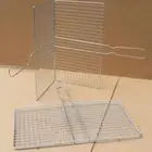 Barbecue Grilling Basket Grill BBQ Net Steak Meat Fish .FAB9 ZY Siz W1A7