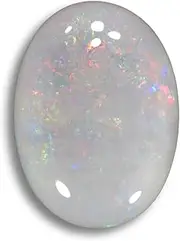 [Anuj Sales] 9.00 Carat Opal Stone Certified Natural Fire AA++ Quality Oval White Astrological Australian Opal Loose Gemstone, free size, Loose Gemstone, Opal