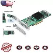 Internal 6Gb/s SAS HBA RAID Controller, PCIe 2.0, Supports RAID Configurations