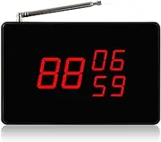 SINGCALL Wireless Waiter Calling System,Wireless Restaurant Service Call System,Call Bell,Small and Exquisite,New Wireless Fixed Receiver(SC-R10) It Can't Be Used Alone