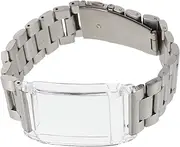 jojofuny Watch Band Strap: Replacement Metal Watchband for Men and Women Protection Case Smartwatch Installation Strap for Daily Wear