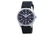 Seiko 5 Sports Automatic Japan Made Ratio Black Leather SNZG15J1-LS8 Men's Watch