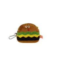 在飛比找誠品線上優惠-GLADEE新款有拉鍊漢堡造型悠遊卡收納零錢包