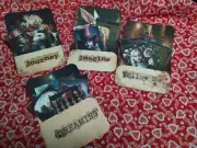 Alice In Wonderland Pocket TAGS SET Of 4 Junk Journal Scrapbook USA