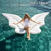 Giant Pool Float Inflatable Angel Wing Float Raft Beach Lounger