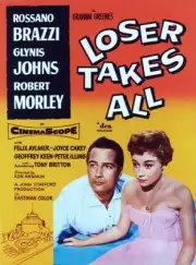 Loser Takes All poster Rossano Brazzi Glynis Johns 1956 Old Movie Photo