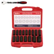 Genius Tools 16 Pce 1/2" Drv AF Deep Impact AF Socket Set 5/16 - 1-1/4" TD-416S
