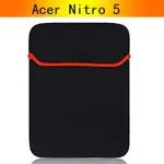 宏碁 適用於 ACER NITRO 5 筆記本電腦包電腦 PC 筆記本電腦包保護黑色紅色保護套 15 英寸