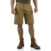 NEW MENS CARHARTT WASHED TWILL DUNGAREE SHORT SIZE 50 10" INSEAM 100245-253
