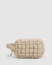 Ivory Billie Zip Top Cosmetic Case