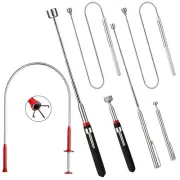 7 Pcs Telescoping Magnetic Pick up Tool Set 28'' Flexible Claw Pickup Tool 4 ...