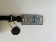 Rogz Genuine Leather Buckle Dog Puppy Collar Black Size Small 27cm To 36cm New