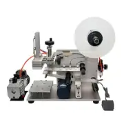 LT-60 Semi Automatic Pneumatic Flat Labeling Machine Jar Cans Bottle Labeling