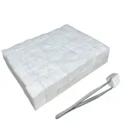 96 Pcs Small Ceramic Wool Wick for Tabletop Fire Pit, Suitable for 7504