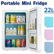 Portable 22L Mini Fridge AC/DC Powered 12V Car Refrigerator Cooler and Warmer