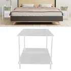 H Side Table Acrylic 2 Tier Simple Lightweight Modern Bedside Table For New