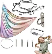Sensory Swing for Kids - Indoor Cuddle Swing Outdoor Hammocks | Breathable Hangable Yoga Pod Seat for Teens Girls Youth Family Friends Children