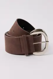 Brown Wide Waist and Hip Belt