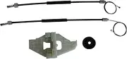 MKVAXR Power Window Regulator Repair Set Front Left Door 9674412480, 9674413480, for Citroen, C-Elysee, for Peugeot, 301 Car Door Glass Lift Repair Kit