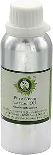 Neem Oil | Azadirachta Indica | For Plants | For Hair Growth | For Skin | Cold Pressed Neem Oil | 100% Pure Natural | 630ml | 21oz By R V Essential