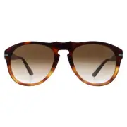 Persol Sunglasses PO0649S 116051 Dark Brown Light Brown Tortoise Brown Gradient