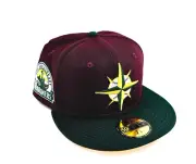 New Era Seattle Mariners Outdoor 59FIFTY Fitted Hat 30th Anniv. Patch Size 7 1/4