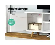 120cm TV Cabinet Entertainment Unit White