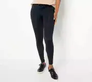 All Worthy Hunter McGrady Regular Lace-Up Leggings Black Plus Size 3X A451568