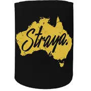 Alcohol Stubby Holder - Straya Australia - Funny Novelty Birthday Gift Joke Beer Can Bottle