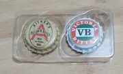 VB CLASSIC Collectible Fridge Magnets Bottle Top × 2