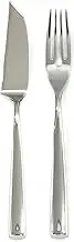 Mepra 105022021 Fish Serving Set, [24 Piece, Metallic Finish, Dishwasher Safe Cutlery