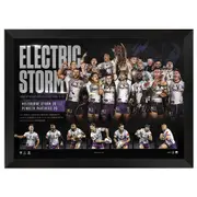 Melbourne Storm Electric Storm Sportsprint Framed