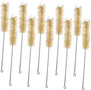 DEARMAMY 10Pcs Tube Cleaning Brush for Straws Durable and Practical Test Tube Cleaner with Loop Handle for