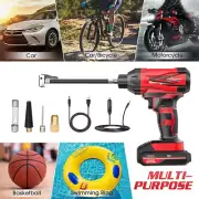 12V Electric Portable Air Pump Wireless Tyre Inflator 150PSI Cordless