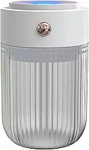Labymos 250mL Car Humidifier with Colorful Night Light Desktop USB Humidifier Cool Air Humidifier for Home Office Bedroom 2 Modes