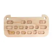 Get Out! Rock Climbing Grip Trainer Board - Wood Hangboard Rock Climbing Door...