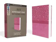 Niv Super Giant Print Reference Bible Leathersoft Pink Red Letter Comfort Print by Zondervan Paperback Book