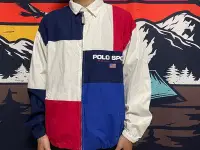 在飛比找Yahoo!奇摩拍賣優惠-Polo sport Ralph Lauren拼色夾克外套