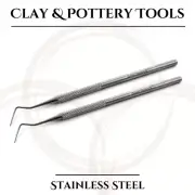 Carving Tool for Ceramic Sculpting Fine Clay Design Creations - Angled Tips