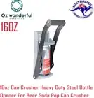 16oz Can Crusher Heavy Duty Steel Bottle Opener For Beer Soda Pop Can Crusher