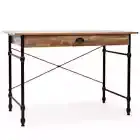 Wooden Drawers Desk Home Office Computer Work Study Drawers Table Workstation