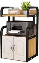 Printer Shelf Printer Stand Desktop Stand Storage Shelf with Storage Floor Standing Organizer for Home Office Printer Shelf Desktop Organizer Printer Files (Color : B)