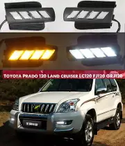 DRL for Toyota Prado 120 Land cruiser 2003 -2009 LED daytime running lights