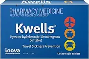 Kwells Travel Sickness Chewable Tablets 12 Pack