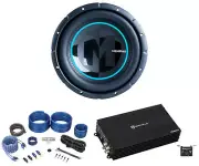 Memphis PRX10FT 10” 400 Watt RMS Car Audio Subwoofer+Mono Amplifier+Amp Wire Kit